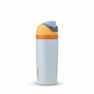 Owala 16oz FreeSip® Water Bottles Kids Grey | 1789-XKYGA